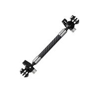 Short Double Head Action Camera Extension Rod Quick Release Clamp Adjustable Angled Quick Mechanism Carbon Fiber Camera Rod