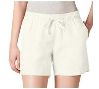 Short en lin mélangé Avec Cordon de serrage Pour Femme de 12,7 cm, Blanco, L