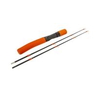 Short Fishing Rod - Compact Ice Tackle Rod for Winter Fishing Adventures, Lightweight Design for Outdoor Saltwater Freshwater Lake Pond Travel, Carbon Fiber Handle, Box Packaging