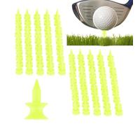 Short Golf Tee - Portable de doble capa, 50/100pcs Golfing Tees | Reutilizable Golf Accessories, Durable Low Friction Tee Set, Enhances Iolf Training for Women Men Beginners and Professionals