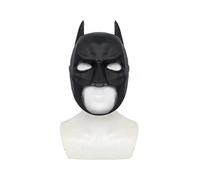 (Short)Halloween Black Adult Batman Full Overhead Cosplay Mask Fancy Dress Prop