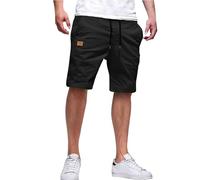 Short Hombre, Bañador Algodón Pantalonetas Banho Lino Gym Tallas Grandes Vestir Bañador Corto, Bolsillos Homem Verano Swim Algodon Deportivo Pantalon Corto Deporte Hombre, M