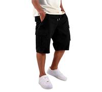Short Hombre, Verano Tenis Baloncesto Trekking Golf Running Gym Trabajo Moda Deportivo Secado Rapido Montaña Deportes Bolsillo Desporto Deporte Pantalones Cortos Hombre Lino,M