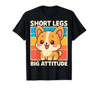Short Legs Big Attitude Camiseta