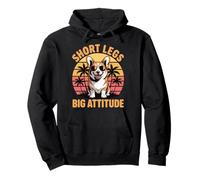Short Legs Big Attitude Sudadera con Capucha