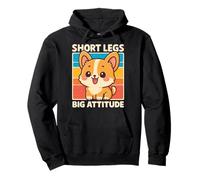 Short Legs Big Attitude Sudadera con Capucha