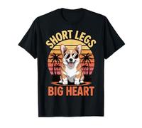 Short Legs Big Heart Corgi Camiseta