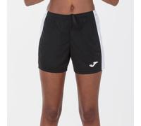 Joma Maxi Pantalon equipaciones, Niñas, Negro-Blanco, XS
