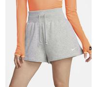 Nike Sportswear Phoenix Fleece Pantalón corto de talle alto y ajuste holgado - Mujer - Gris M (EU 40-42)