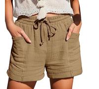 Short Outdoor Mujer Cortos Lino Padel Mallas Antirozaduras Verano Safari Rebajas Calzonas Acampanados Comodo Fit Apretados Super Dobladillo Coreanos French Rasgados Gruesas