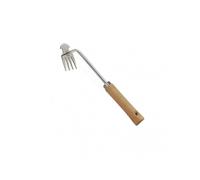 (Short, Round) Heavy Duty Weeding Tool with Handle Wear Resistant Planting Supplies for Courtyard