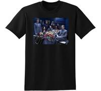 Short Sleeve Hannibal T Men T Shirt TV Show Season 1 2 Poster tee Top Black M
