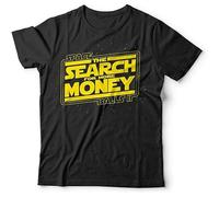Short Sleeve T-Shirt Spaceballs 2 The Search For More Money Tshirt Unisex - Funny, Movie, 80S Shirt Top Black XXL