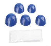 Short Track Skating Finger 5pcs Plastic Short Track Skating Finger(Blue) | Reduces ice abrasion, prevents scratches, ideal for short track speed skating, plastic build