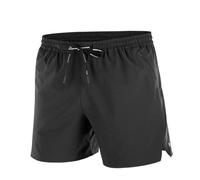 Salomon - Ropa para trail running - Shakeout Easy Shorts 5” M Deep Black - Talla S - Negro Negro S