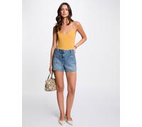 Short vaquero slim denim stone mujer 38