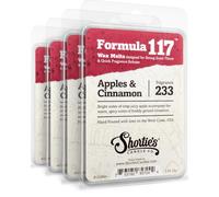 Shortie's Candle Company Apples & Cinnamon Wax Melts Bulk Pack - Formula 117-4 Highly Scented 3 Oz. Bars 12 Oz. Total - Made with Natural Oils - Baker