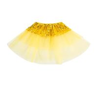 Shorts 146 Niñas Niño Niña Fiesta de Cumpleaños Tutú Falda Performance Falda Moderock Show Pequeño Monedero Mujer, amarillo, 2-8 años