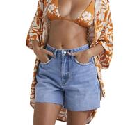 Shorts Billabong Riley índigo descolorido deshilachado