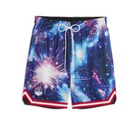 Shorts de baloncesto PUMA x POKÉMON Mewtwo holgados para hombre, Accesoiros, Negro, XS