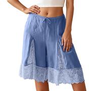 Shorts De Moda para Mujer 2020 Jeans Pantalón Moda Grande Antirozaduras Voley Americana Baratas Cortas Leggings Doble Holgado Fluidos Sueltos Brillante Hilo Microfibra Pescador Gruesas
