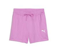 Shorts de punto PUMA Sport talle alto 4" para mujer, Accesoiros, Rosa, S