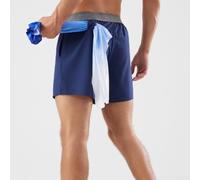 Shorts Gimnasio Hombre con Toallero Posterior Jacquard Shorts(Navy blue XXXL)