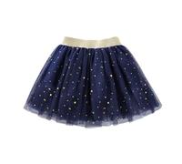 Shorts Jungen 140 Kinder-Tulll-Tutu-Rock mit Glitzerdruck Stern-Prinzessinsin--Partyrock für Mädchen von 1 bis 10 Jahren Shorts Training für Mädchen, marine, 5-6 años