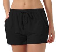 Shorts Mujer Deportivo, Pantalon Corto Mujer Verano,Deportivos con Cintura Elástica y Diseño Liso para Uso Diario y Actividades Cómodas Pantalones Pantalón
