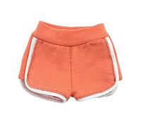 Shorts ñeca Figura Femenina Ropa Vestir Accesorio de Figura de Acción con Tela de Tacto Agradable para Coleccionistas Personalización, Naranja