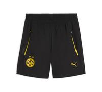 Shorts tejidos Borussia Dortmund PUMATECH holgados para hombre, Accesoiros, Negro, XS