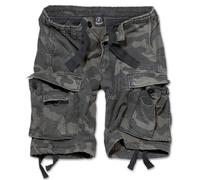 Shorts Vintage Brandit Dark Camo Para Hombre Cargo Bermuda Camo S-7XL
