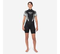 Shorty Buceo Mares Reef Mujer Negro-Gris Neopreno 2,5 mm S