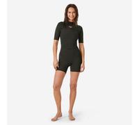 Shorty Surf Roxy Prologue Mujer Negro Neopreno Manga Corta 2 Mm S