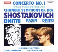 Shostakovich: Concerto No. 1 for Piano, Op. 35, Chamber Symphony, Op. 110a (1989-01-01)