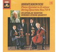 Shostakovich: Piano Quintet in G minor; String Quartets 7 & 8/Borodin string quartet, Sviatoslav Richter by Shostakovich (1989-03-14)