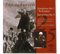 Shostakovich: Symphonies Nos. 2 & 5/ Kitayenko - HYBRID SACD