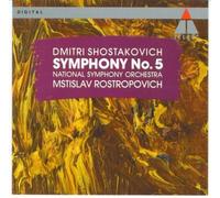 Shostakovich: Symphony No. 5 National Symphony Orchestra - Rostropovich by Unknown (0100-01-01)