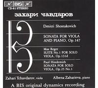 Shostakovich: Viola Sonata in C Op147; Hindemith: Sonata for viola solo Op25/1