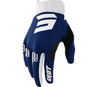 Shot Aerolite Gradient Guantes de motocross, negro-blanco-azul, tamaño 2XL