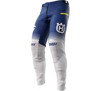 Shot Aerolite Husqvarna Limited Edition Pantalones de motocross, blanco-azul, tamaño 28 para Hombres