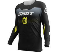 Shot Aerolite HVA Maillot de motocross, gris, tamaño XL para Hombres