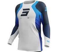 Shot Aerolite Ultra Maillot de motocross, blanco-azul, tamaño M para Hombres