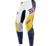 Shot Aerolite Ultra Pantalones de motocross, azul-naranja, tamaño 34 para Hombres