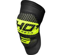 Shot Airlight Protectores de rodilla, negro-amarillo, tamaño XS S para Hombres