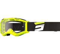 Gafas de motocross Shot Assault 2.0 Claw amarillo fluo con plexiglás transparente