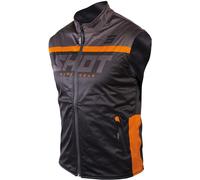 Shot Bodywarmer Lite 2.0 Chaleco de Motocross, negro-naranja, tamaño XL para Hombres