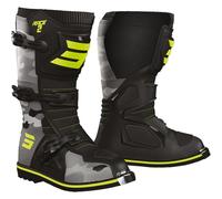 SHOT Botas Race 2 Junior Camo / Neon Yellow 35