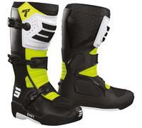 SHOT Botas Race 4 Black / White / Neon Yellow 2025 48