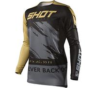Shot, Camiseta de motocross Draw Gold, M